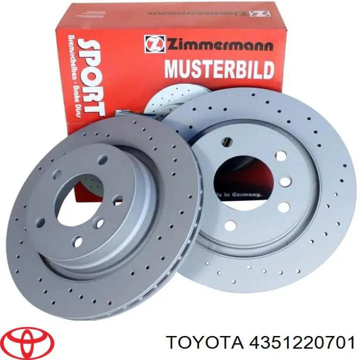 Тормоз дисковый передний Toyota 4351220701 цена, от 32.21 USD