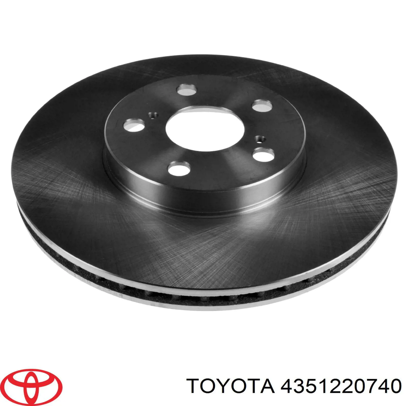 Передние тормозные диски 4351220740 Toyota