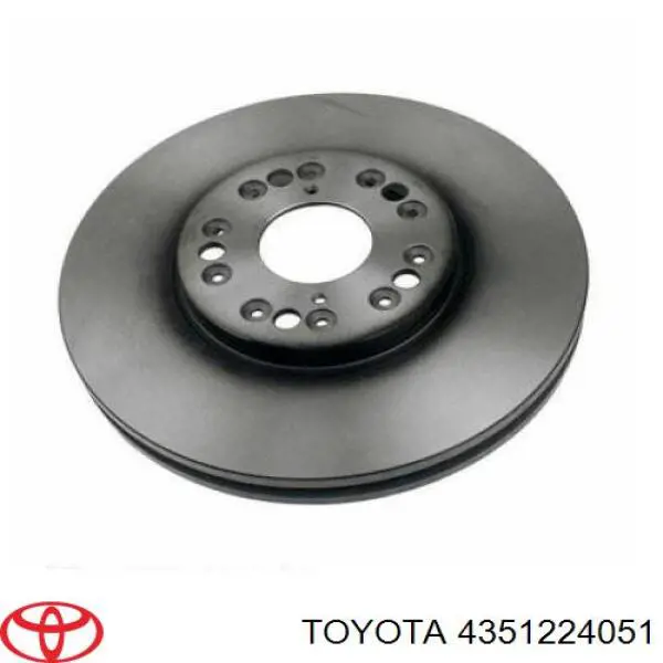 Передние тормозные диски 4351224051 Toyota