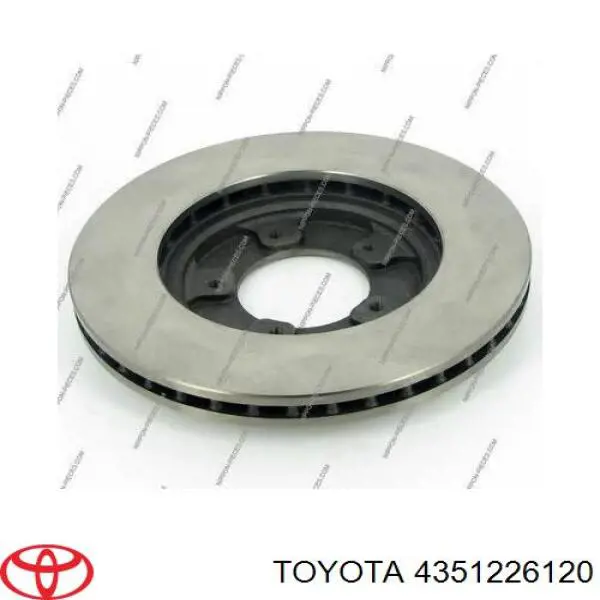 Передние тормозные диски 4351226120 Toyota