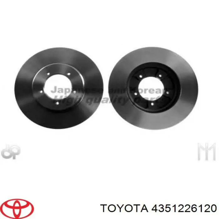  Передние тормозные диски Toyota Hiace 3