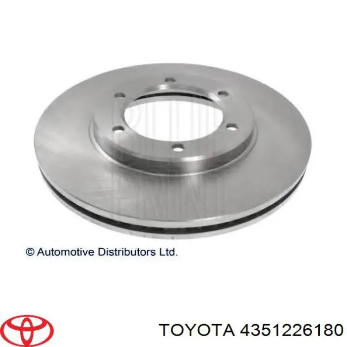 Передние тормозные диски 4351226180 Toyota