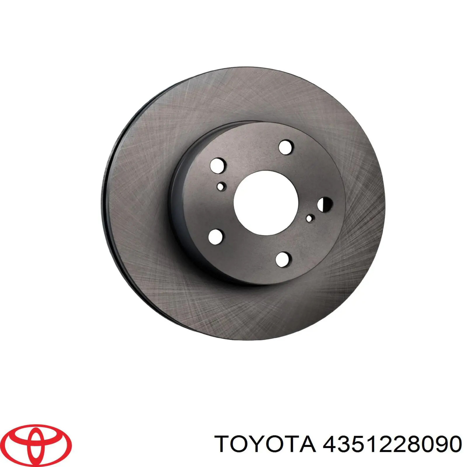 Передние тормозные диски 4351228090 Toyota