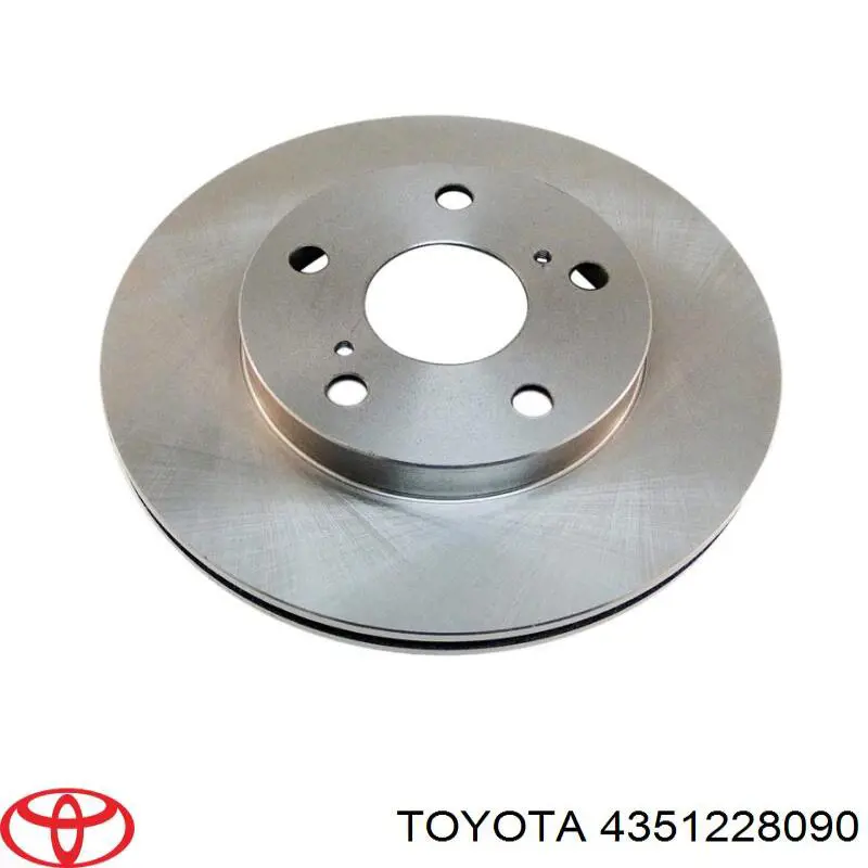 Передние тормозные диски 4351228090 Toyota