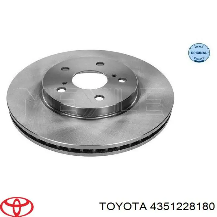 4351228180 Toyota диск тормозной передний