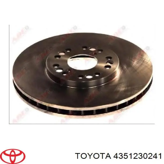 Передние тормозные диски 4351230241 Toyota