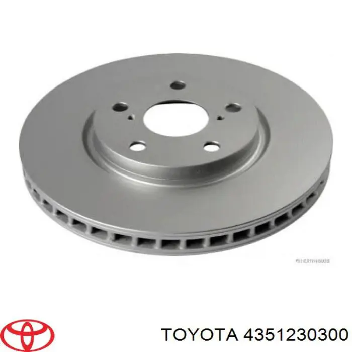 4351230300 Toyota диск тормозной передний