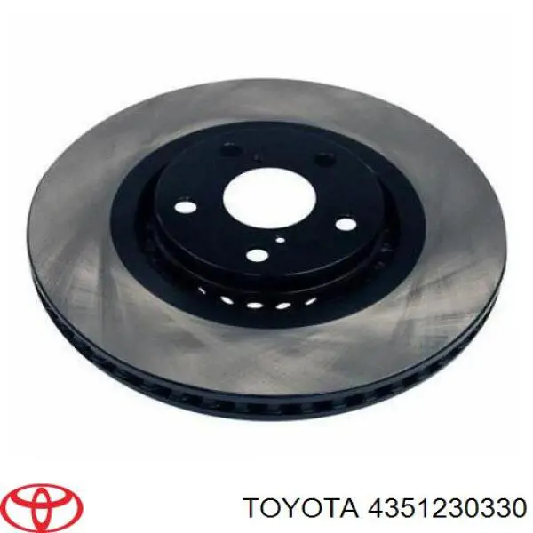 4351230330 Toyota диск тормозной передний