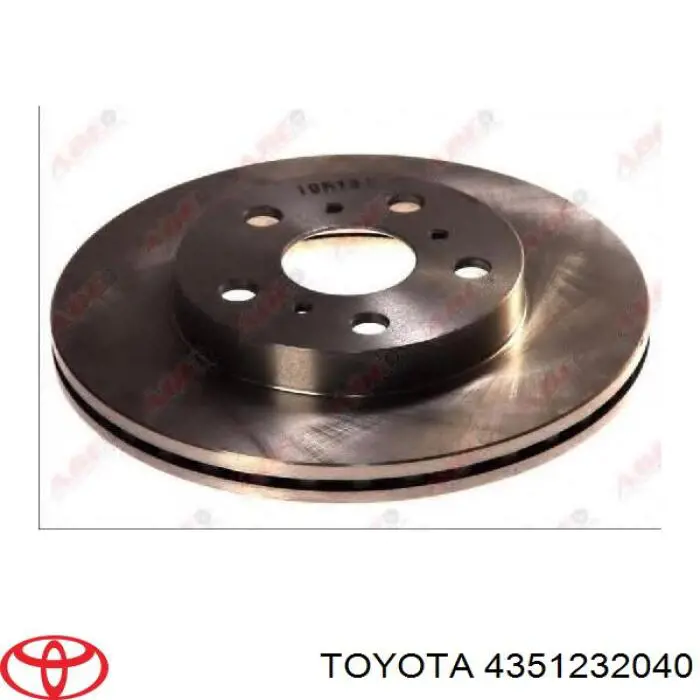 4351232040 Toyota диск тормозной передний