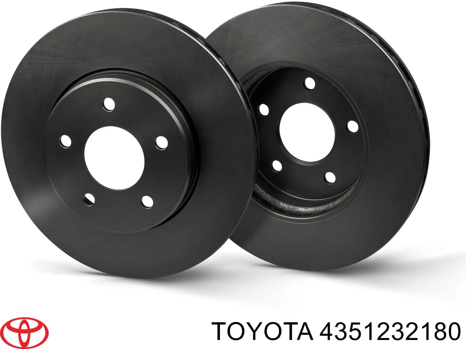 4351232180 Toyota диск тормозной передний