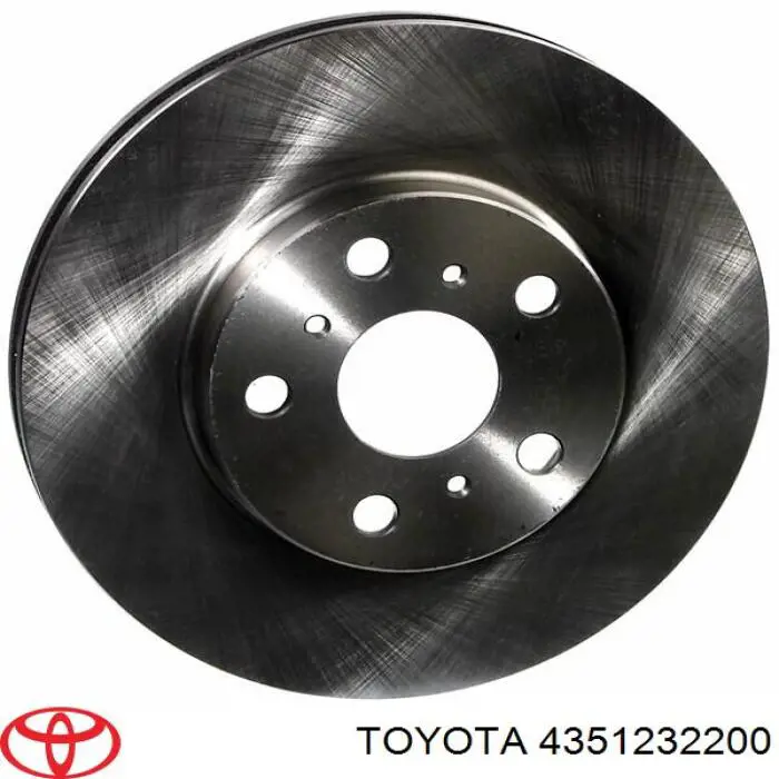 4351232200 Toyota диск тормозной передний