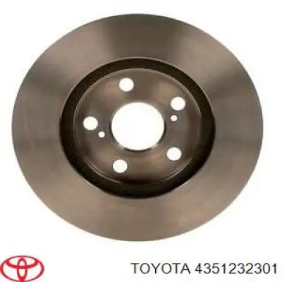 Передние тормозные диски 4351232301 Toyota