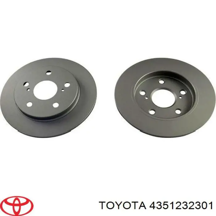 4351232301 Toyota Диск тормозной передний