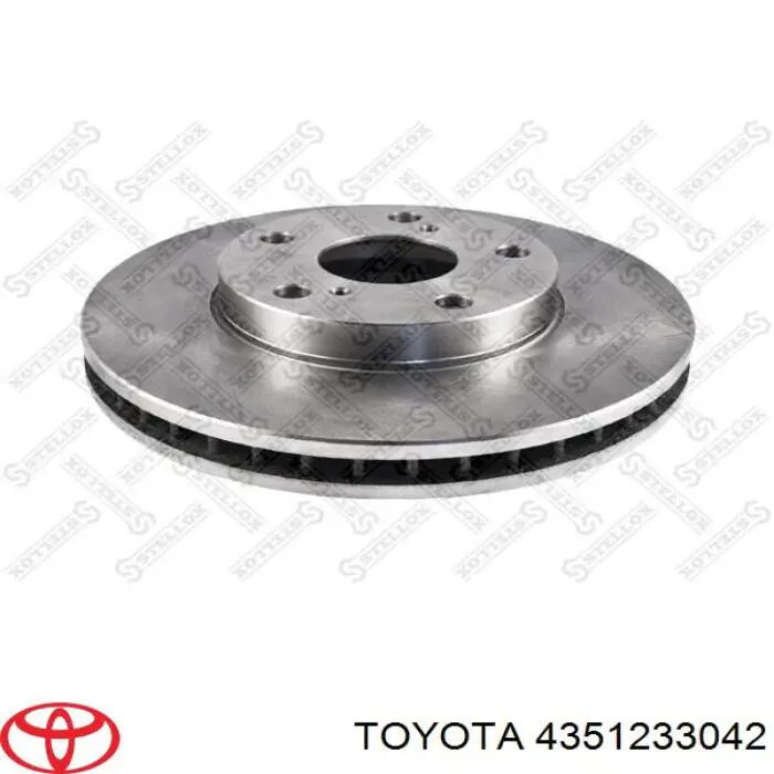 4351233042 Toyota Диск тормозной передний