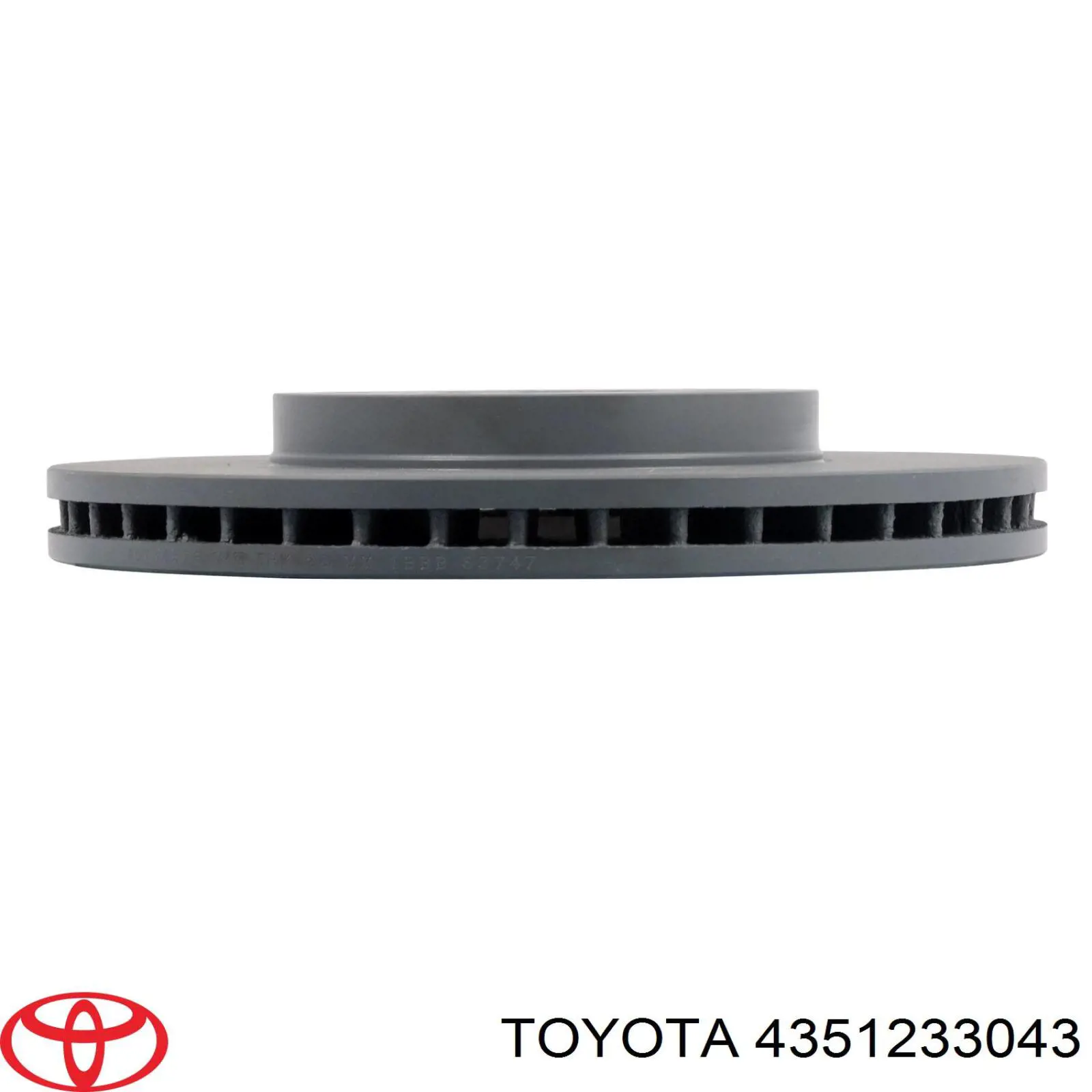 Передние тормозные диски 4351233043 Toyota