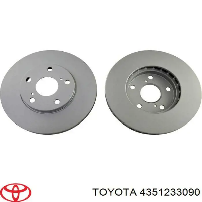 Передний тормозной диск Toyota 4351233090