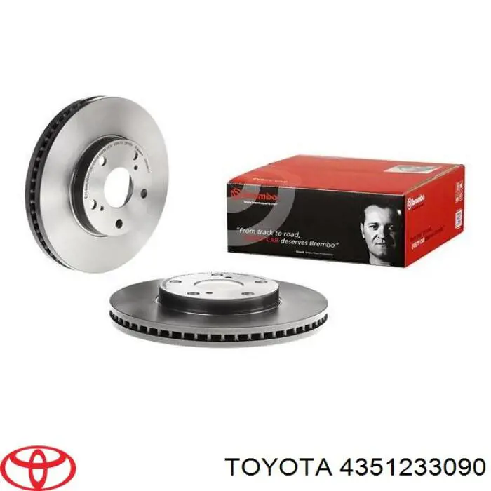 Передние тормозные диски 4351233090 Toyota