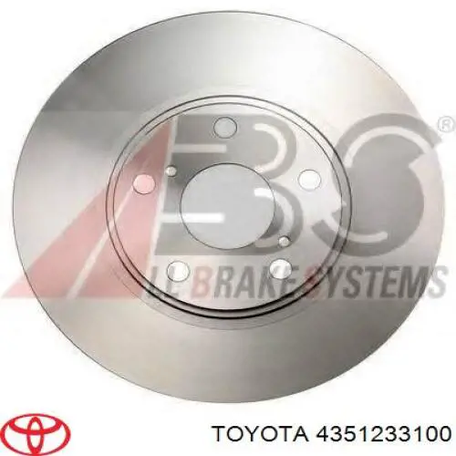Купить 4351233100 Toyota Ротор тормозной