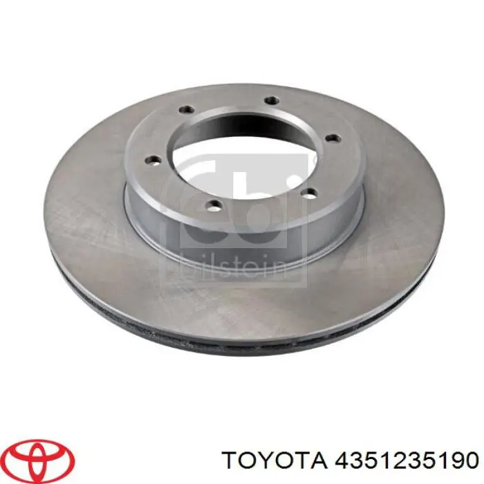 Передний тормозной диск Toyota 4351235190
