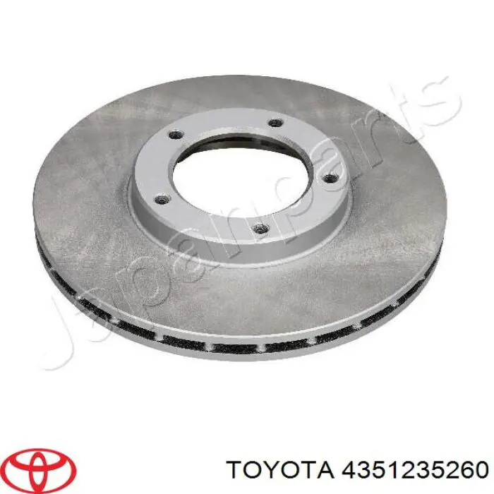 Передние тормозные диски 4351235260 Toyota