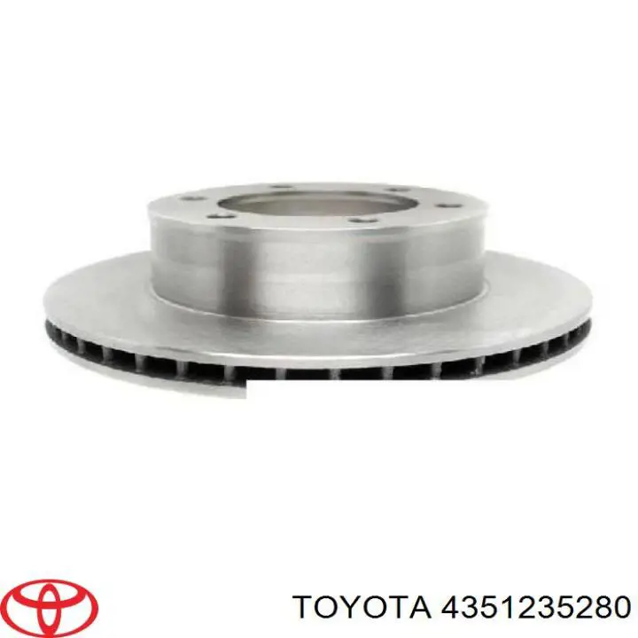 Передние тормозные диски 4351235280 Toyota