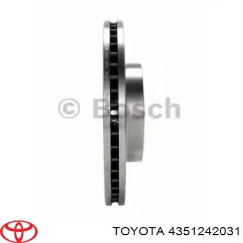 Тормоз дисковый передний Toyota 4351242031 цена, от 42.71 USD