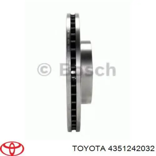 Передние тормозные диски 4351242032 Toyota