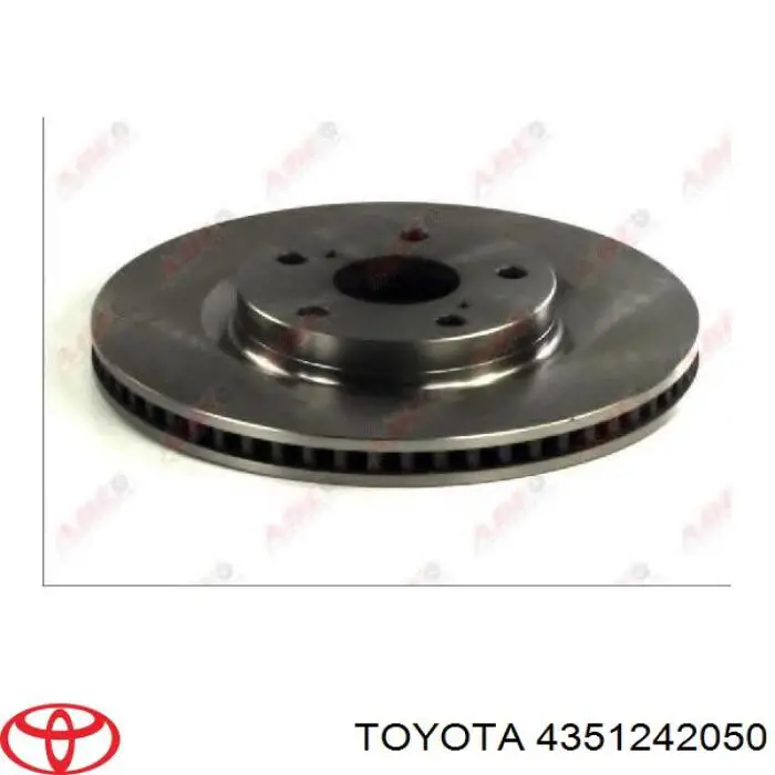 4351242050 Toyota Диск тормозной передний