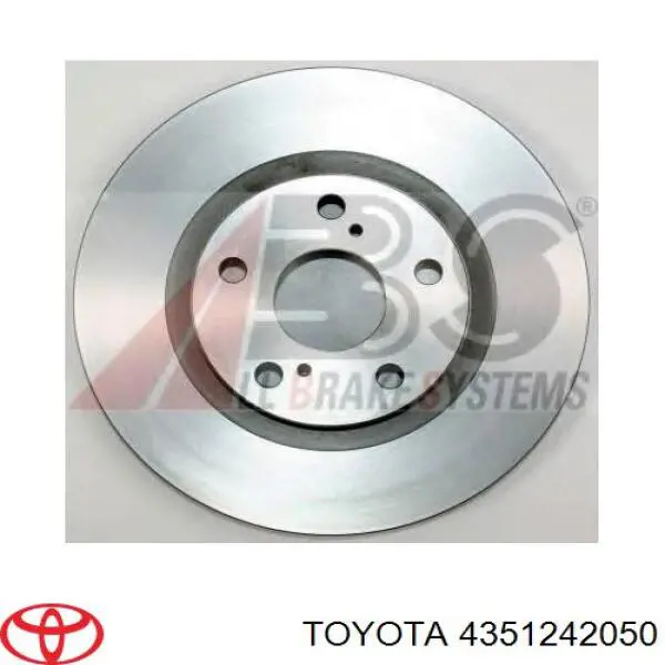 Передний тормозной диск Toyota 4351242050