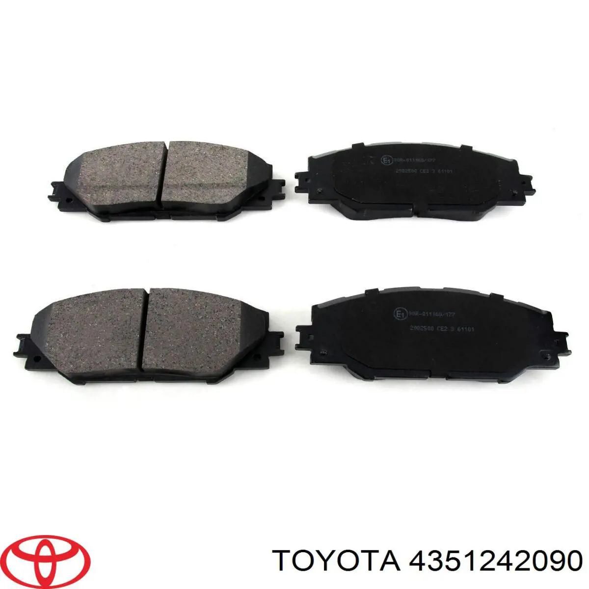 Передние тормозные диски 4351242090 Toyota