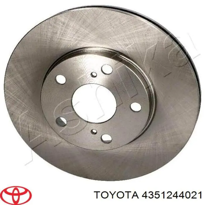 Freno de disco delantero 4351244021 Toyota