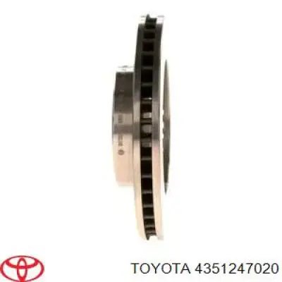 Передний тормозной диск Toyota 4351247020
