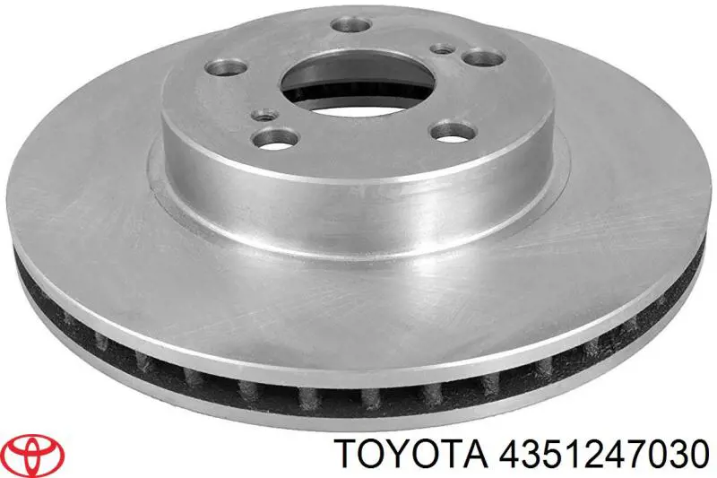 Передние тормозные диски 4351247030 Toyota