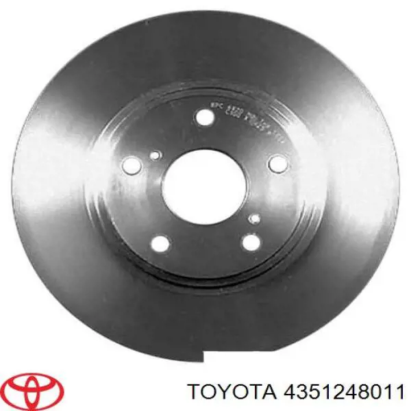 4351248011 Toyota Диск тормозной передний