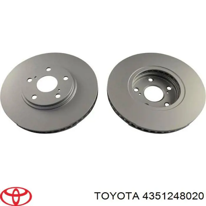 Передний тормозной диск Toyota 4351248020