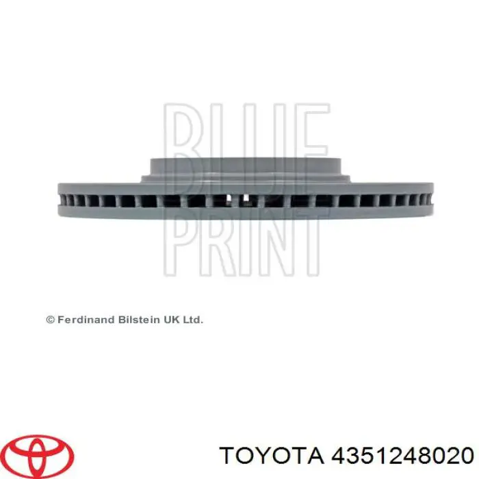 4351248020 Toyota Диск тормозной передний