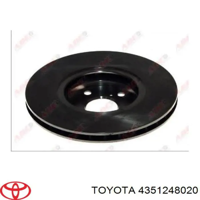Тормоз дисковый передний Toyota 4351248020 цена, от 44.97 USD