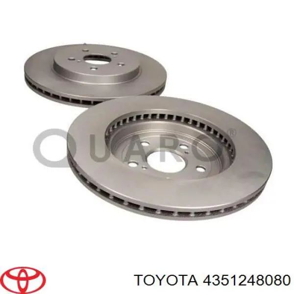 Передний тормозной диск Toyota 4351248080