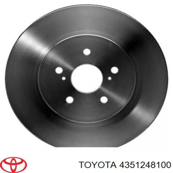 Передние тормозные диски 4351248100 Toyota