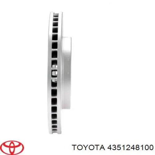 Передний тормозной диск Toyota 4351248100