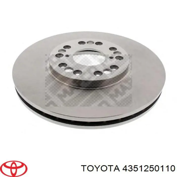 Тормоз дисковый передний Toyota 4351250110 цена, от 59.73 USD