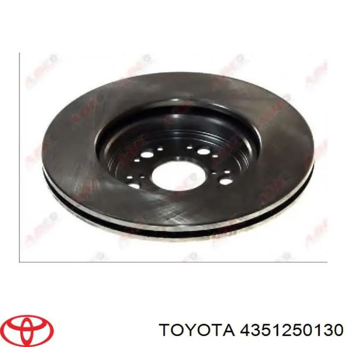 Тормоз дисковый передний Toyota 4351250130 цена, от 65.55 USD