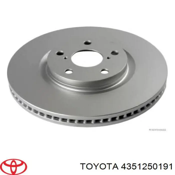 Передние тормозные диски 4351250191 Toyota