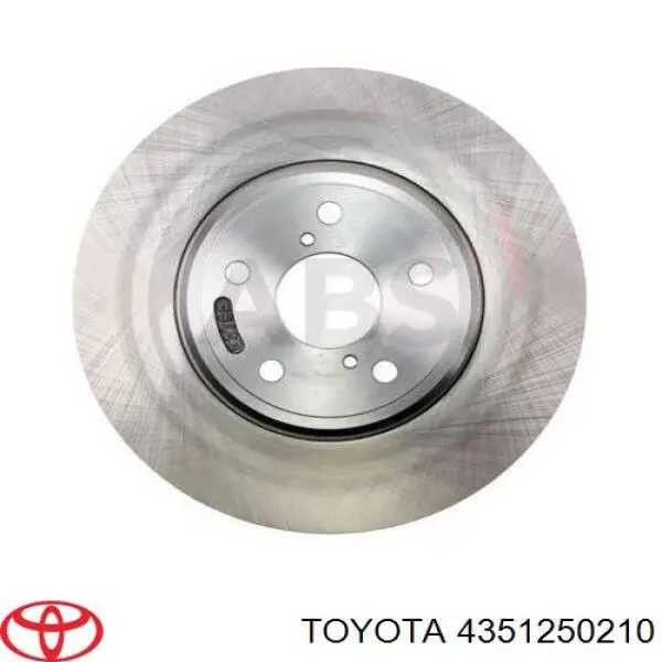 Передние тормозные диски 4351250210 Toyota