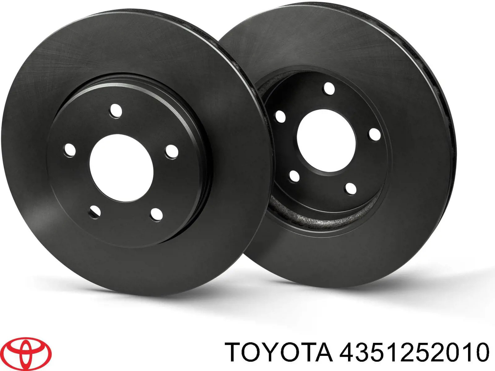 Передние тормозные диски 4351252010 Toyota