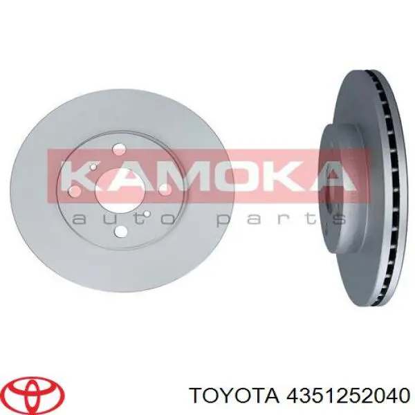 4351252040 Toyota диск тормозной передний