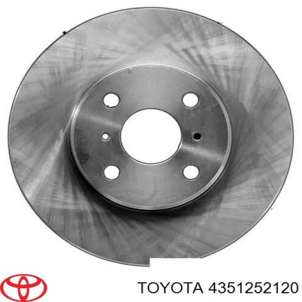 Передние тормозные диски 4351252120 Toyota