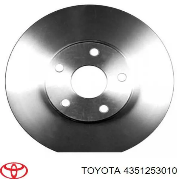 4351253010 Toyota диск тормозной передний