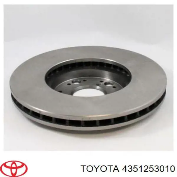 Freno de disco delantero 4351253010 Toyota