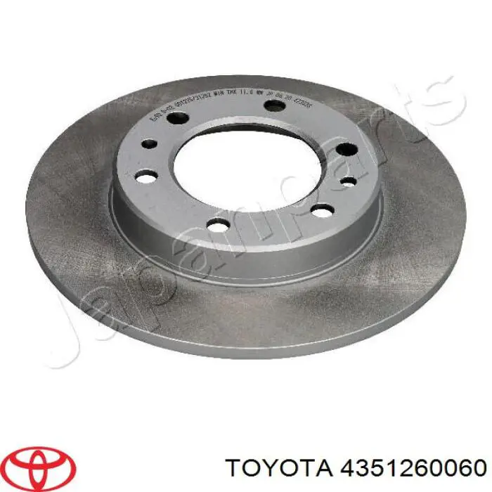 Передние тормозные диски 4351260060 Toyota